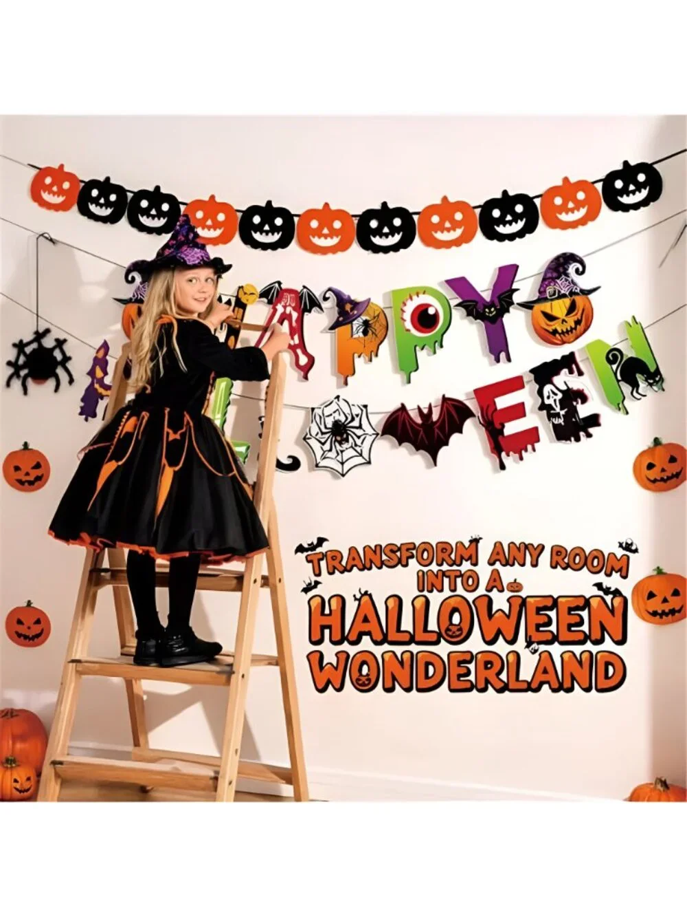 Halloween Decorations - 19 Pack Halloween Decor for Party Decorations
